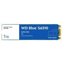 Твердотельный накопитель Western Digital SSD Blue SA510 1Tb M2.2280  SATA III WDS100T3B0B, 1 year