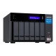 Сетевое хранилище без дисков/ SMB QNAP TVS-672XT-i3-8G 6-Bay NAS, Intel Core i3-8100T 4-core 3.1 GHz Processor, 8GB DDR4 RAM (max 32GB RAM), 6x 2.5"/3.5" SATA HDD/SSD + 2x M.2 PCIe SSD slot, 2xGbE LAN, 1 x 10GBase-T, 2 x Thunderbolt 3 port