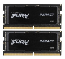 Память оперативная/ Kingston 32GB 6400MT/s DDR5 CL38 SODIMM (Kit of 2) FURY Impact XMP