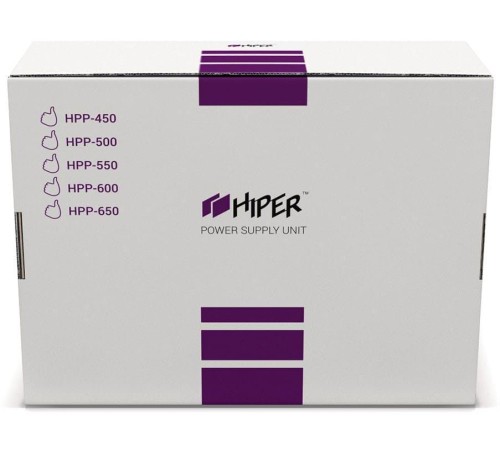 блок питания для ПК 600 Ватт/ Power Supply HIPER HPP-600 (ATX 2.31, 600W, Active PFC, 120mm fan, Black) BOX блок питания для ПК 600 Ватт/ Power Supply HIPER HPP-600 (ATX 2.31, 600W, Active PFC, 120mm fan, Black) BOX