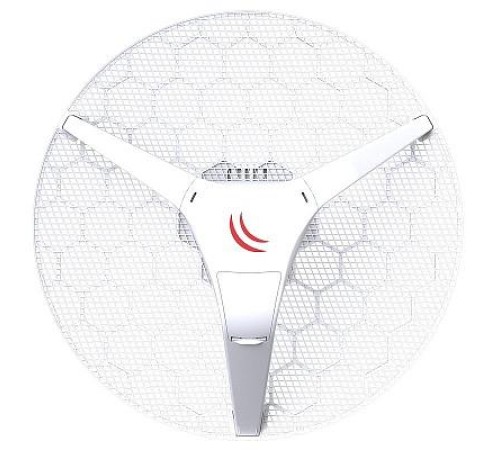 Точка доступа MikroTik LHG XL HP5 4pack (LHG XL HP5 with 27dBi 5GHz antenna, Dual Chain High Power 802.11an wireless, 600MHz CPU, 64MB RAM, 1x LAN, POE, PSU, RouterOS L3) – all f (существенное повреждение коробки)