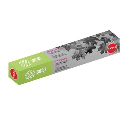 -/ Картридж лазерный Cactus CS-EXV49M C-EXV49M M пурпурный (19000стр.) для Canon IR C3320/C3320i/C3325i