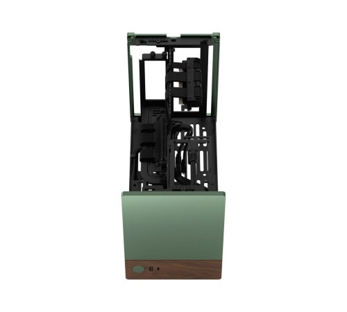 Корпус без блока питания/ Case Fractal Design Terra, Mini-Tower, no fans, 1xUSB-A 3.0 + 1xUSB 3.2 Type-C, SFX PSU Support, mITX Jade