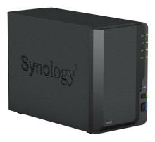 Система хранения данных Synology QC 1,7GhzCPU/2Gb/RAID0,1/upto 2HP HDD SATA(3.5')/2xUSB3.2, 1xUSB2.0/1xGbE/iSCSI/2xIPcam(up to 20)/1xPS repl DS218 1YW