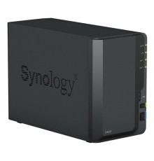 Система хранения данных Synology QC 1,7GhzCPU/2Gb/RAID0,1/upto 2HP HDD SATA(3.5')/2xUSB3.2, 1xUSB2.0/1xGbE/iSCSI/2xIPcam(up to 20)/1xPS repl DS218 1YW
