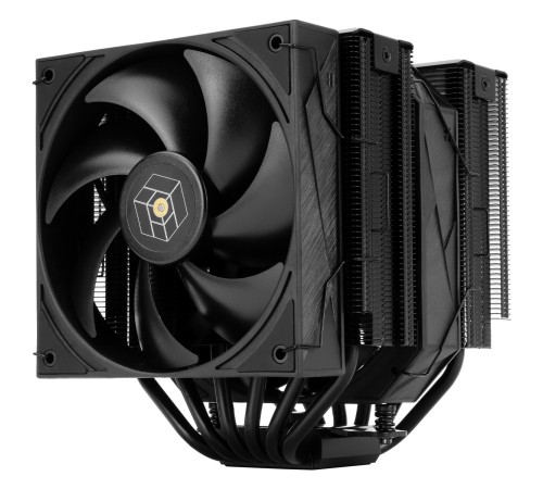 Кулер для процессора/ CPU Cooler Thermalright Royal Pretor 130 Black (4-pin PWM, 158mm, Ni/Cu, 6x6mm, 1x120+1x130mm, 80.45CFM/81.88CFM, 29.4dBA/28.3dBA, 2150PM/1750RPM, S: 1200, 1700, 1851, 2011, 2066, 115X, AM4, AM5, black) Кулер для процессора/ CPU Cooler Thermalright Royal Pretor 130 Black (4-pin PWM, 158mm, Ni/Cu, 6x6mm, 1x120+1x130mm, 80.45CFM/81.88CFM, 29.4dBA/28.3dBA, 2150PM/1750RPM, S: 1200, 1700, 1851, 2011, 2066, 115X, AM4, AM5, black)