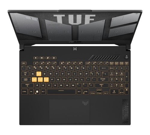 Ноутбук/ ASUS TUF F15 FX507ZI4-LP030 15.6"(1920x1080 (матовый, 144Hz) WVA)/Intel Core i7 12700H(2.3Ghz)/16384Mb/512PCISSDGb/noDVD/Ext:nVidia GeForce RTX4070(8192Mb)/Cam/BT/WiFi/90WHr/war 1y/2.2kg/Mecha Gray/DOS Ноутбук/ ASUS TUF F15 FX507ZI4-LP030 15.6"(1920x1080 (матовый, 144Hz) WVA)/Intel Core i7 12700H(2.3Ghz)/16384Mb/512PCISSDGb/noDVD/Ext:nVidia GeForce RTX4070(8192Mb)/Cam/BT/WiFi/90WHr/war 1y/2.2kg/Mecha Gray/DOS