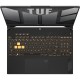 Ноутбук/ ASUS TUF F15 FX507ZI4-LP030 15.6"(1920x1080 (матовый, 144Hz) WVA)/Intel Core i7 12700H(2.3Ghz)/16384Mb/512PCISSDGb/noDVD/Ext:nVidia GeForce RTX4070(8192Mb)/Cam/BT/WiFi/90WHr/war 1y/2.2kg/Mecha Gray/DOS