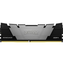 Память оперативная/ Kingston 64GB 3600MT/s DDR4 CL16 DIMM (Kit of 4) 1Gx8 FURY Renegade Black