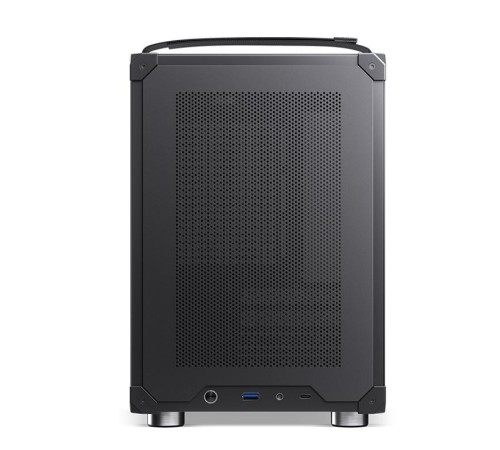 Корпус без блока питания/ Case JONSBO C6-ITX, Micro-Tower, no fan, 1xUSB-A 3.0 + 1xUSB-C 3.1, mDTX, mITX Black