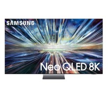 Телевизор ЖК 75'' Samsung/ 75", NeoQLED, 8K, Tizen Smart TV, 120Hz (Up to 144Hz), HDR10+, Wi-Fi, Voice, DVB-T2/C/S2, Bluetooth, CI+(1.4), FreeSync Premium PRO, 6.2.4Ch 90W, OTS PRO, 4HDMI, 3USB, One Connect (Y24 8K), Graphite Black 2024