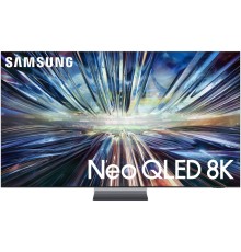 Телевизор ЖК 75'' Samsung/ 75", NeoQLED, 8K, Tizen Smart TV, 120Hz (Up to 144Hz), HDR10+, Wi-Fi, Voice, DVB-T2/C/S2, Bluetooth, CI+(1.4), FreeSync Premium PRO, 6.2.4Ch 90W, OTS PRO, 4HDMI, 3USB, One Connect (Y24 8K), Graphite Black 2024