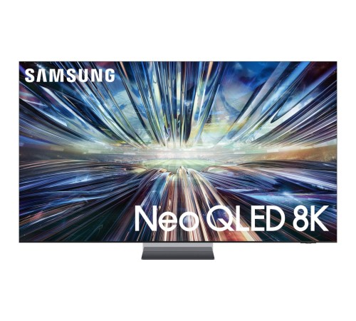 Телевизор ЖК 75'' Samsung/ 75", NeoQLED, 8K, Tizen Smart TV, 120Hz (Up to 144Hz), HDR10+, Wi-Fi, Voice, DVB-T2/C/S2, Bluetooth, CI+(1.4), FreeSync Premium PRO, 6.2.4Ch 90W, OTS PRO, 4HDMI, 3USB, One Connect (Y24 8K), Graphite Black 2024