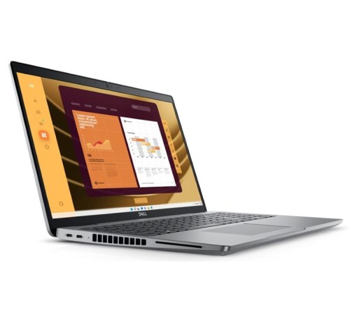 Ноутбук без сумки DELL Latitude 5550 Core Ultra 5 135U 15.6" FHD 16GB (1 x16GB) DDR5,512GB SSD Intel Graphics,Linux,2y gray,1,6kg KB Eng/Rus