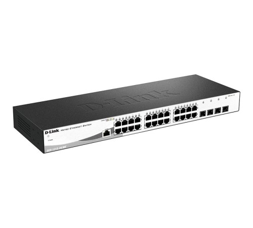 Коммутатор/ Managed L2 Metro Ethernet Switch 24x1000Base-T, 4x1000Base-X SFP, Surge 6KV, CLI, RJ45 Console