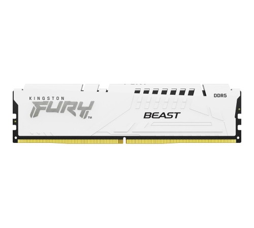 Память оперативная/ Kingston 64GB 6000MT/s DDR5 CL30 DIMM (Kit of 2) FURY Beast White XMP Память оперативная/ Kingston 64GB 6000MT/s DDR5 CL30 DIMM (Kit of 2) FURY Beast White XMP