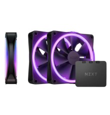 Кулер для корпуса ПК/ Case Cooler NZXT F120 RGB DUO Triple Pack (120x120x25mm, 4-pin PWM, RGB, 48.58CFM, 29dBA, 1800RPM, White, 3pcs)