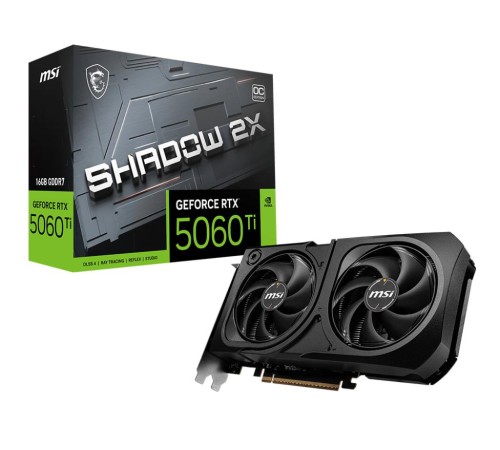 Видеокарта/ GeForce RTX 5060 Ti 16G SHADOW 2X OC PLUS Видеокарта/ GeForce RTX 5060 Ti 16G SHADOW 2X OC PLUS