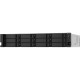 Сетевое хранилище без дисков/ SMB QNAP TS-1273AU-RP-8G NAS 12 HDD trays, 2x 2.5 GbE, rackmount, 2 PSU. 4-core AMD V1500B 2,2 GHz , RAM 8 GB (8 GB UDIMM DDR4 (1 x 8 GB) up to 32 GB (2 x 16 GB)). W/o rail kit RAIL-B02