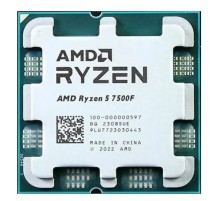 Процессор/ CPU AM5 AMD Ryzen 5 7500F (6C/12T, 3.7/5 GHz, 32MB, 65W) OEM