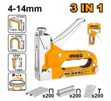 Степплер 3 В 1 Ingco HSG1405,скобы, гвозди типы: STS0208/STS0210/STS0212, U-Shape STS0412,гвозди:STS6110
