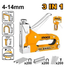 Степплер 3 В 1 Ingco HSG1405,скобы, гвозди типы: STS0208/STS0210/STS0212, U-Shape STS0412,гвозди:STS6110