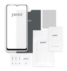 Защитное стекло PERO Full Glue для Vivo V17/V17 Neo, черное (Мятая упаковка)