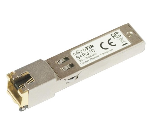 Трансивер/ S+RJ10 6-speed RJ-45 module for up to 10 Gbps Трансивер/ S+RJ10 6-speed RJ-45 module for up to 10 Gbps