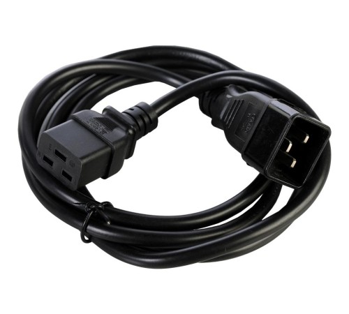 Кабель с разъемом С19 - С20 на проводе ПВС 3*2.5 1.8 метра. черный/ Cable with connector C19 - C20 on wire PVC 3 * 2.5 1.8 meter. Black Кабель с разъемом С19 - С20 на проводе ПВС 3*2.5 1.8 метра. черный/ Cable with connector C19 - C20 on wire PVC 3 * 2.5 1.8 meter. Black