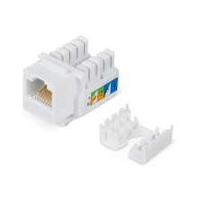 Вставка Keystone Cabeus KJ-RJ45-Cat.5e-90 Keystone Jack RJ-45, категория 5e, заделка тип 110, белая