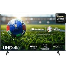 Телевизор ЖК 85'' Hisense/ 85", Ultra HD, Smart TV (ОС VIDAA U7), Wi-Fi, PCI 2000, DVB-T2/T/C/S2/S, 2х15W, CI+(1.4), 3хHDMI, 2хUSB, Works with Alexa, Alexa Built-in, GA, Google Assistant built-in, VIDAA Voice, Yandex, Black 2024