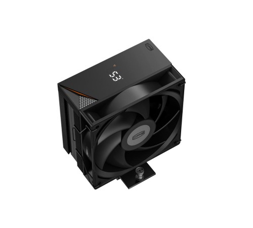 Кулер для процессора/ CPU Cooler PCCooler RT400 Digital BK (230W, 4-pin PWM, LED temp., 152mm, Al/Cu, 4x6mm, 1x120mm, 73.32CFM, 34.9dBA, 2200RPM, S: 1851/1700/1200/115X, AM5/AM4, black) Кулер для процессора/ CPU Cooler PCCooler RT400 Digital BK (230W, 4-pin PWM, LED temp., 152mm, Al/Cu, 4x6mm, 1x120mm, 73.32CFM, 34.9dBA, 2200RPM, S: 1851/1700/1200/115X, AM5/AM4, black)