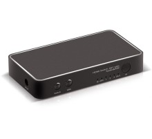 Переключатель HDMI 3 x 1 Greenline, 4Kx2K 30Hz, Пульт ДУ, PiP, GL-v301F