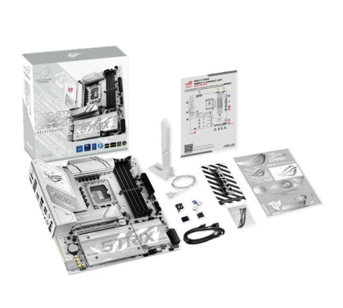 Материнская плата ASUS ROG STRIX B860-G GAMING WIFI, LGA1851, B860, 4*DDR5, 4*SATA, 4*M.2, 4*USB 3.2, 4*USB 2.0, Type-C, 2*PCIx16, DP+HDMI, ATX; 90MB1JF0-M0EAY0