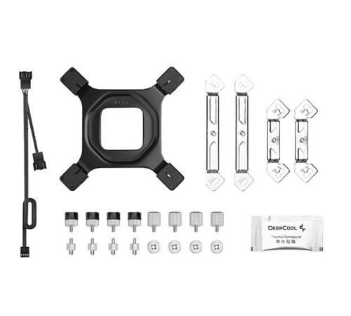 Кулер для процессора DEEPCOOL AG620 LGA20XX/1700/1200/115X/AM5/AM4 (9шт/кор, TDP 260W, PWM, DUAL Fan 120mm, 6 тепл. Трубок) RET (R-AG620-BKNNMN-G-1)