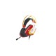 Гарнитура игровая проводная Dareu EH732 Red (красный), подключение USB, подсветка RGB (Мятая упаковка)