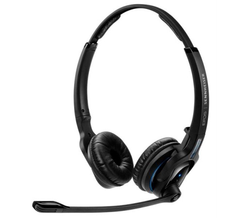 Гарнитура EPOS IMPACT MB Pro 2 UC ML, двусторонняя беспроводная гарнитура Bluetooth, подставка и Bluetooth USB-адаптер в комплекте (Sennheiser MB PRO 2 UC ML, 506046)