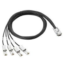 HPE Mini SAS High Density to Dual 2-lane Mini SAS High Density External Fanout 1 Meter Cable