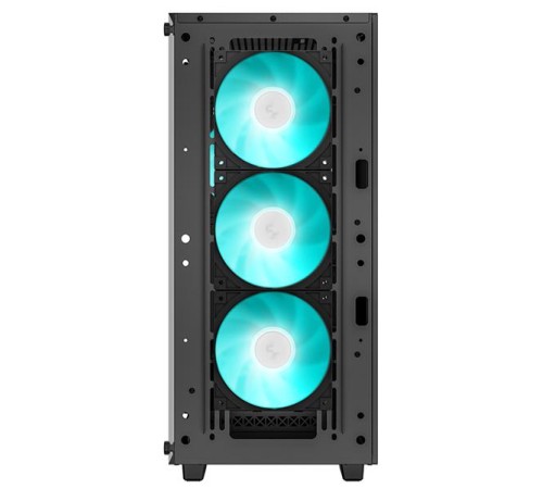 корпус Deepcool CC560 V2 без БП, боковое окно (закаленное стекло), 3x120мм LED вентилятор спереди и 1x120мм LED вентилятор сзади, черный, ATX (R-CC560-BKGAA4-G-2)