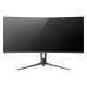 Монитор Hisense/ 34"/3440x1440, изогнутый, VA, 21:9, матовое/антибликовое, 180Гц, время отклика 1мс, 280кд/м2, 4000:1, HDR 400, DisplayPort, HDMIх2, разъем для наушников 3.5мм