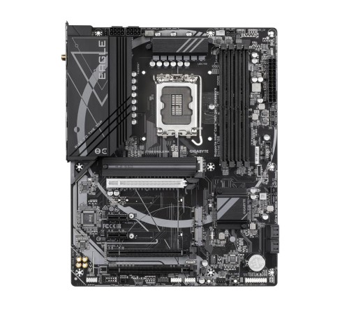 Материнская плата/ MB GIGABYTE INTEL Z790 s1700, 4xDDR5(192GB), HDMI 2.1/DP, 1xPCIe 5.0x16, 1xPCIe 4.0x16, 1xPCIe 3.0x16, 2xPCIe 3.0, , 1xLAN (2.5GbE), Wi-Fi, BT, 4xSATA 6Gb/s, 3xM.2, 1xUSB-C, 5xUSB 3.2, 2xUSB 2.0, 1xPS/2, ATX Материнская плата/ MB GIGABYTE INTEL Z790 s1700, 4xDDR5(192GB), HDMI 2.1/DP, 1xPCIe 5.0x16, 1xPCIe 4.0x16, 1xPCIe 3.0x16, 2xPCIe 3.0, , 1xLAN (2.5GbE), Wi-Fi, BT, 4xSATA 6Gb/s, 3xM.2, 1xUSB-C, 5xUSB 3.2, 2xUSB 2.0, 1xPS/2, ATX