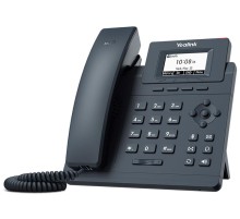 IP Телефон YEALINK SIP-T30,  1 аккаунт, 2.3" LCD-экран 132х64, шт. БП в комплекте