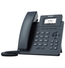 IP Телефон YEALINK SIP-T30,  1 аккаунт, 2.3" LCD-экран 132х64, шт. БП в комплекте