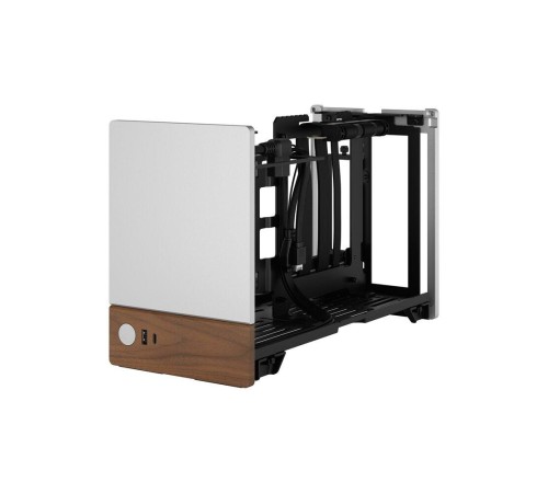 Корпус без блока питания/ Case Fractal Design Terra, Mini-Tower, no fans, 1xUSB-A 3.0 + 1xUSB 3.2 Type-C, SFX PSU Support, mITX Silver