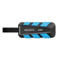 Твердотельный накопитель/ ADATA External SSD SC740, 2000GB, Type-C, USB 3.2 Gen2, R/W 1050/1000 MB/s, 121.8x40.5x22.3mm, Blue (5 лет)