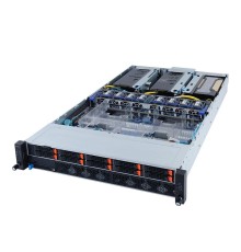 Серверная платформа/ Gigabyte R292-4S0, 2U, 4 x LGA4189 Socket P5 3rd Intel, 10 x 2.5" NVMe/ SAS/ SATA hs HDD/SSD bays (SAS card is req), 48 R/LRDIMM, AST2500, 2 x 10Gb/s BASE-T LAN  (X710-AT2) NCSI supp + 1 x 10/100/1000 man LAN, 2 x 3200W
