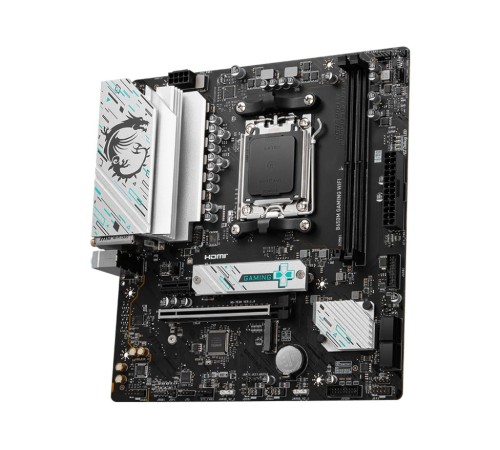 Материнская плата/ MB MSI AMD B650 sAM5, 2xDDR5(128GB), HDMI 2.1/DP, 1xPCIe 4.0x16, 1xPCIe 3.0, 1xLAN (2.5GbE), Wi-Fi, BT, 4xSATA 6Gb/s, 2xM.2, 1xUSB-C, 3xUSB 3.2, 2xUSB 2.0, mATX Материнская плата/ MB MSI AMD B650 sAM5, 2xDDR5(128GB), HDMI 2.1/DP, 1xPCIe 4.0x16, 1xPCIe 3.0, 1xLAN (2.5GbE), Wi-Fi, BT, 4xSATA 6Gb/s, 2xM.2, 1xUSB-C, 3xUSB 3.2, 2xUSB 2.0, mATX
