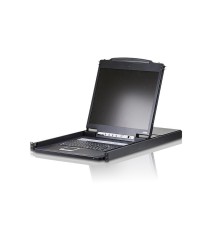 КВМ консоль ATEN 19" 16-Port PS/2-USB VGA Single Rail LCD KVM Switch