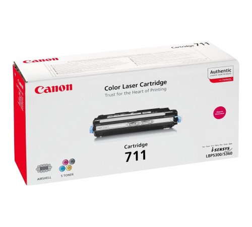 Тонер-картридж/ CARTRIDGE 711 MAGENTA/LBP5300 Тонер-картридж/ CARTRIDGE 711 MAGENTA/LBP5300