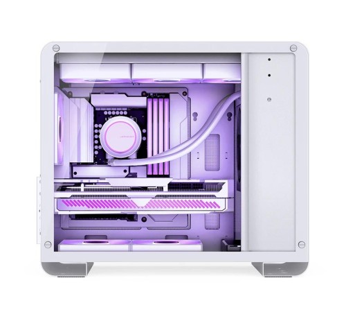 Корпус без блока питания/ Case JONSBO U4 Mini, Mini-Tower, TG, no fan, 1xUSB-A 3.0 + 1xUSB-C 3.2, mATX, mITX White Корпус без блока питания/ Case JONSBO U4 Mini, Mini-Tower, TG, no fan, 1xUSB-A 3.0 + 1xUSB-C 3.2, mATX, mITX White